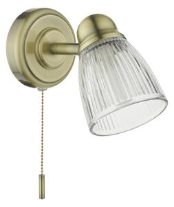 Där Lighting CED0775 - Kúpeľňové nástenné svietidlo CEDRIC 1xG9/25W/230V IP44, mosadzné prevedenie