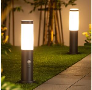 Brilagi - Vonkajšia lampa so senzorom NOVA 1xE27/15W/230V 40 cm IP44 antracitová