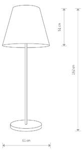 Nowodvorski MOSS FL 9736 | textilná stojaca lampa