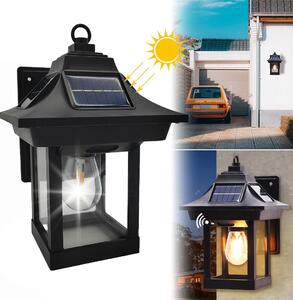 Bluegarden Toolight, nástenná LED solárna lampa 4W P60168, čierna, OGR-05688