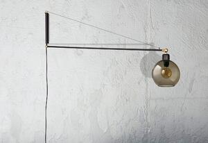 Nowodvorski CRANE 9374 | nástenná lampa z dymového skla