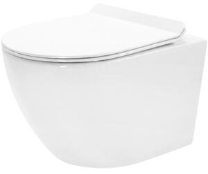 Závesná WC misa CARLO Flat Mini - biela