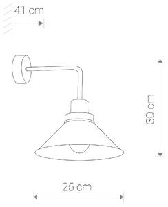 Nowodvorski CRAFT I 9151 | kovová nástenná lampa