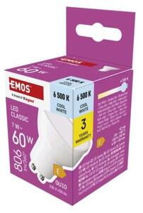 Emos ZQ8E44 LED žiarovka GU10 CLASSIC MR16 7W 806lm 6500K