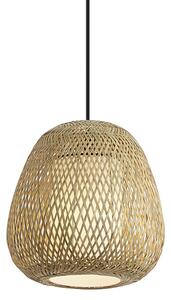 Japandi závesná lampa bambusová 30cm IP44 - Moana