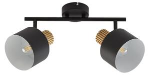 Stropné Lampa Lindby, Lenja, stmievateľné, Čierna, Obývacia izba, Kov, Moderný