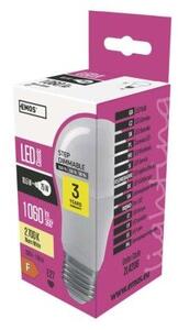 Emos LED žiarovka E27 ZL4206 Classic 11W 1060lm 2700K stmievateľná neutrálna biela