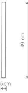 Nowodvorski CAMELEON LASER 490 BL 8572 | tenké závesné tienidlo 49cm