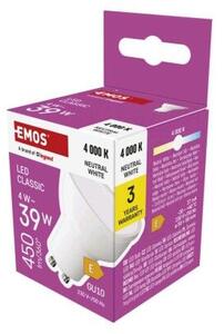 EMOS ZQ8E23 LED žiarovka GU10 Classic 4W 450lm 4000K neutrálna biela