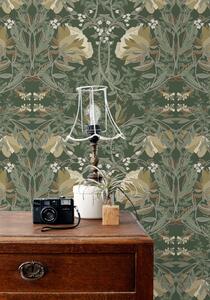 Secesná vliesová kvetinová tapeta na stenu, 139420, Vintage Flowers, Esta Home