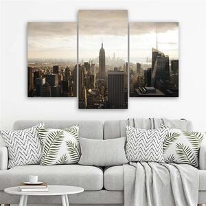 Obraz na plátne Panoráma New Yorku - 3 dielny Rozmery: 60 x 40 cm