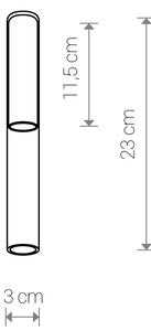 Nowodvorski CAMELEON STRAW S TR/BS 8401 | sklenené tienidlo h=23 cm