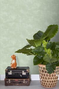Zelená vliesová tapeta na stenu, štuk, 139018, Vintage Flowers, Esta Home