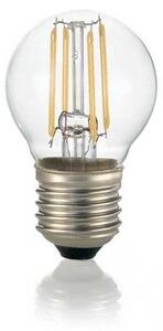Ideal Lux 101279 LED žiarovka E27 Filament P45 4W/430lm 3000K priehľadná, kvapka