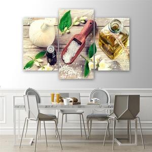 Obraz na plátne Korenie v kuchyni - 3 dielny Rozmery: 60 x 40 cm