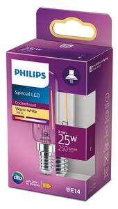 Philips 8718699783334 LED žiarovka classic E14 2,1W/25W 250lm T25L 2700K do chladinčky a digestora