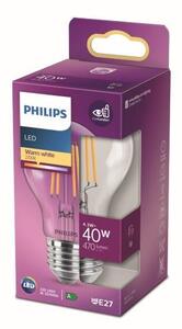 Philips 8718699761998 LED žiarovka Classic 4,3W/40W 470lm E27 2700K A60 filament