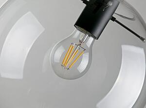Toolight - Závesné svietidlo Lassi 20cm APP306-1CP, E27, čierna, OSW-00358
