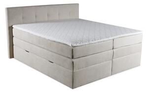 Zltahala.sk Kontinentálna boxspring posteľ ANNA 200x220, šedá (gerra 80)