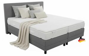 Zltahala.sk Kontinentálna posteľ Emma Classic Home boxspring 200x180 - sivá