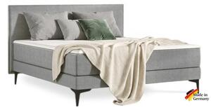 Zltahala.sk Sivá kontinentálna posteľ Emma Elite boxspring Komfort 200x180
