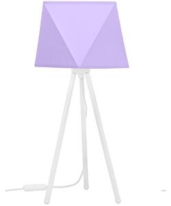 Stolová lampa DIAMOND, 1x textilné tienidlo (výber z 10 farieb), (výber z 3 farieb konštrukcie)