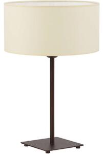 Stolová lampa INDIGO, 1x textilné tienidlo (výber z 8 farieb), (výber zo 4 farieb konštrukcie), N