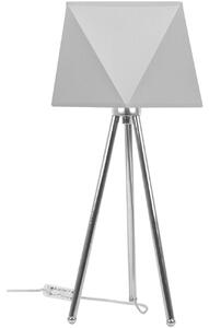 Stolová lampa DIAMOND, 1x textilné tienidlo (výber z 10 farieb), (výber z 3 farieb konštrukcie)