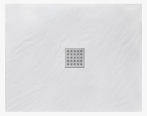 Rea White Rock, obdĺžniková sprchová vanička 120x90x3,5 cm, biela, REA-K5582