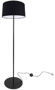 Podlahová lampa INDIGO, 1x textilné tienidlo (výber z 10 farieb), (výber z 3 farieb konštrukcie), O