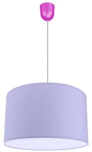 Závesné svietidlo Indigo, 1x textilné tienidlo (výber z 10 farieb), (výber zo 4 farieb konštrukcie)