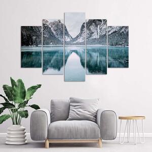 Obraz na plátne Horská krajina - 5 dielny Rozmery: 100 x 70 cm