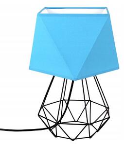 Stolová lampa DIAMOND 1, 1x textilné tienidlo (výber z 12 farieb), (výber z 3 farieb konštrukcie)