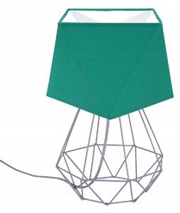 Stolová lampa DIAMOND 1, 1x textilné tienidlo (výber z 12 farieb), (výber z 3 farieb konštrukcie)