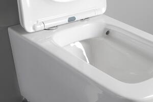 Sapho, PORTO závesná WC misa, Rimless, 36x52 cm, biela