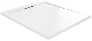Rea Grand White - obdĺžniková sprchová vanička 100x80x3,5 cm, REA-K4590