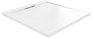 Rea Grand White - štvorcová sprchová vanička 90x90x3,5 cm, REA-K4592