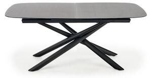 Jedálenský stôl Cento rozkladací 180-240x77x95 cm (sivá, čierna)