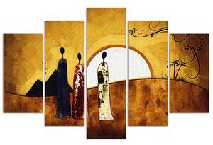 Obraz na plátne Sunny egypt - 5 dielny Rozmery: 100 x 70 cm
