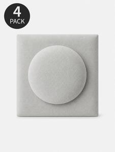Sinsay - Čalúnené nástenné panely v tvare kociek 4 pack - svetlomodrá