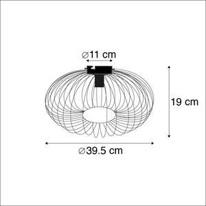Inteligentné okrúhle stropné svietidlo hrdzavohnedé vrátane Wifi A60 - Johanna