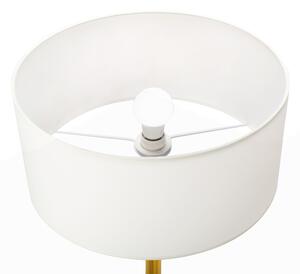 Toolight - Podlahová stojaca lampa E27 APP966-1F, zlatá-biela, OSW-04051