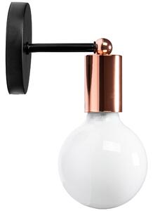 Toolight - kovová nástenná lampa E27 60W 392205, ružové-zlato, OSW-04019