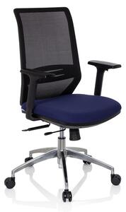 Hjh OFFICE Kancelárska stolička PROFONDO (čierna/modrá) (100337180)