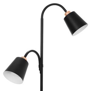 Toolight - Podlahová lampa APP924-2F, čierna, OSW-06328