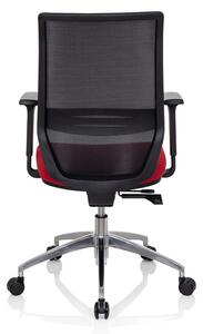 Hjh OFFICE Kancelárska stolička PROFONDO (čierna/červená) (100337180)