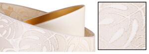 Závesné svietidlo Werona 7, 1x krémové textilné tienidlo so vzorom, w, g