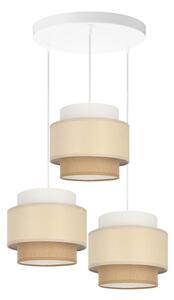 Brilagi - Luster na lanku RESNA 3xE27/60W/230V priemer 45 cm krémový/béžový