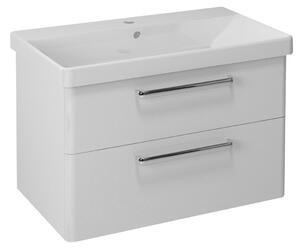 Sapho, THEIA umývadlová skrinka 75,6x50x44,2cm, 2x zásuvka, biela (TH080), TH080-3030