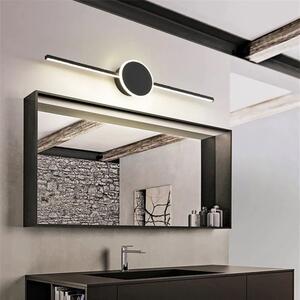 Toolight, LED kúpeľňové svietidlo nad zrkadlo 80cm APP850-1W, čierna, OSW-07883